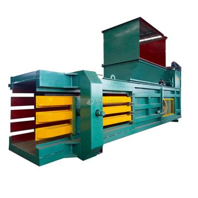 Rice Husk Wood Shavings Industrial Paper Box Bagasse Bottles Manual Waste Garbage Hydraulic Cardboard Plastic Compactor Machine