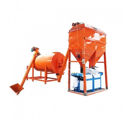 Simple Type Tile Glue Dry Mortar Mixing Machine Plant For Sale